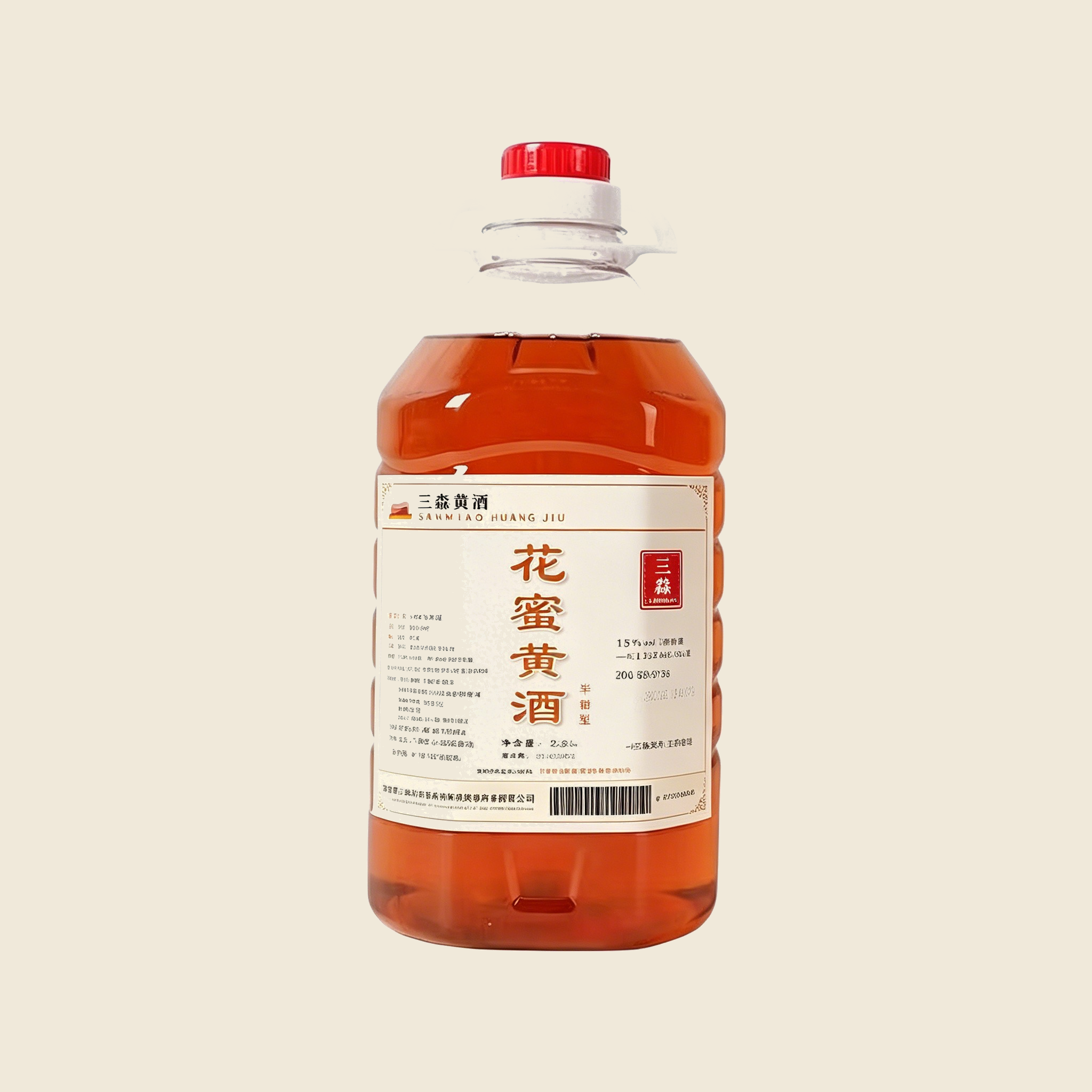 花蜜黄酒 2.5L 半甜型